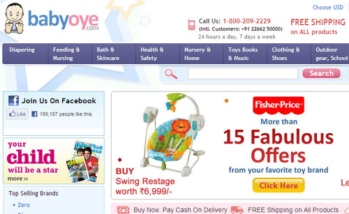 Free Information and News about Online Shopping Website in India - Website for Buying Online - BabyOye.com