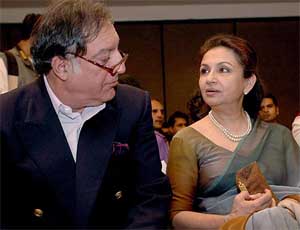 Free Information and News about Famous Bollywood  Couples Sharmila Tagore and Mansoor Ali Khan Pataudi Shahani