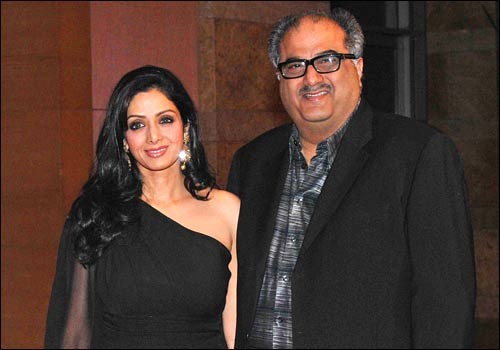 Information and News about Famous Bollywood  Couples Sri Devi  and Boney Kapoor 