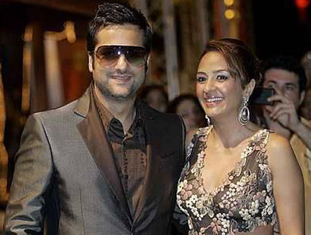 Free Information and News about Famous Bollywood  Couples Fardeen Khan and Natasha 